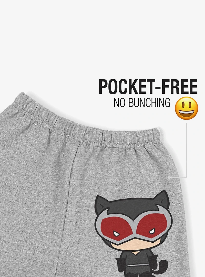 DC Comics Catwoman Cute Chibi Character Sweatpants