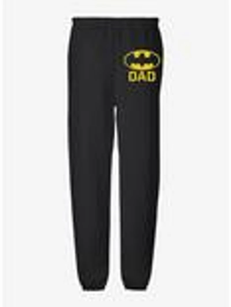 DC Comics Batman Bat Dad Shield Logo Sweatpants