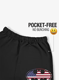 DC Comics Batman USA Flag Shield Logo Sweatpants