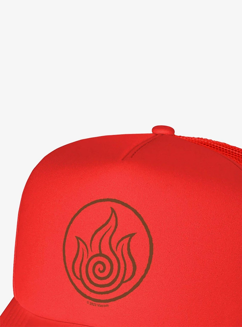 Avatar: The Last Airbender Fire Bending Symbol Foam Trucker Hat