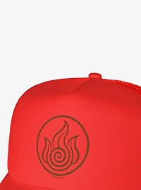 Avatar: The Last Airbender Fire Bending Symbol Foam Trucker Hat