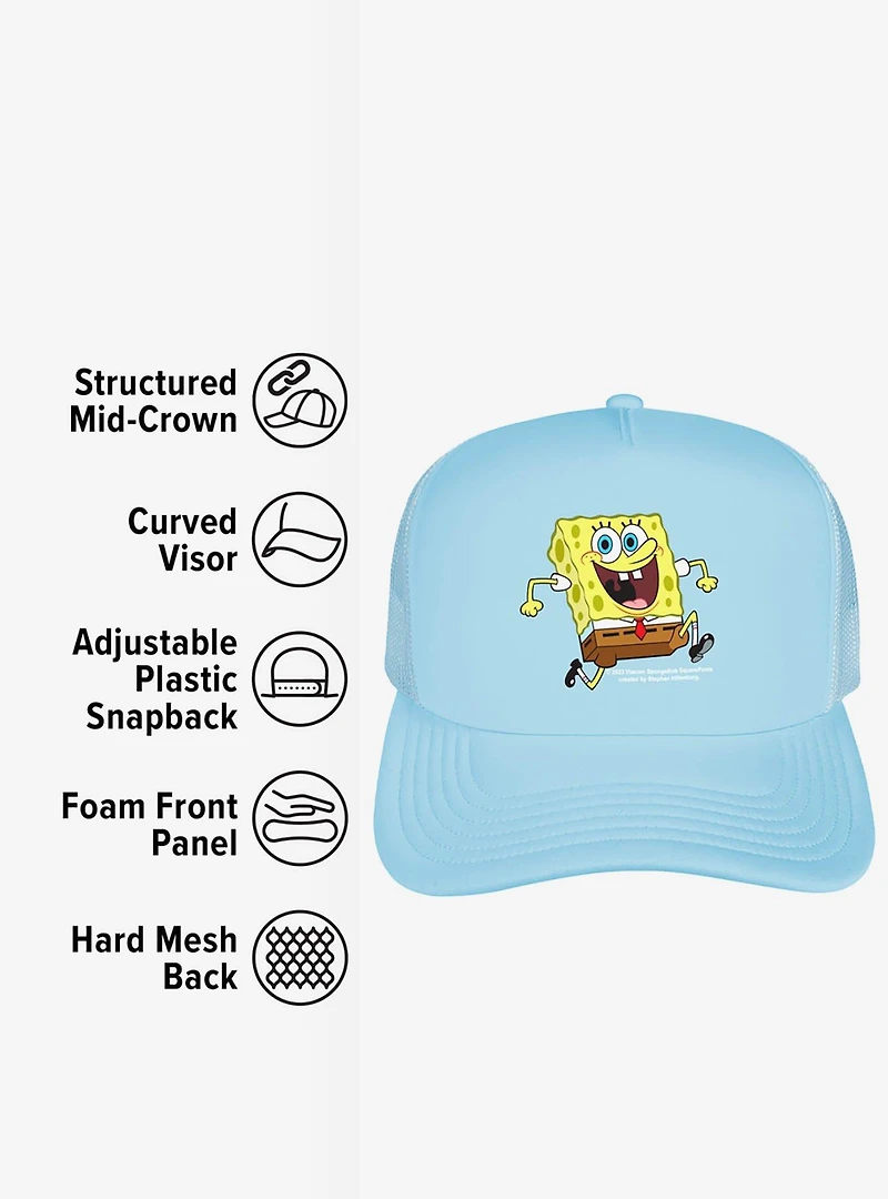 SpongeBob SquarePants Running SpongeBob Foam Trucker Hat