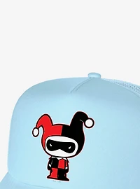 Batman Harley Quinn Cute Chibi Character Foam Trucker Hat