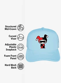 Batman Harley Quinn Cute Chibi Character Foam Trucker Hat