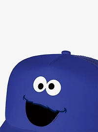 Sesame Street Cookie Monster Face Foam Trucker Hat