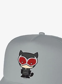 Batman Catwoman Cute Chibi Character Foam Trucker Hat