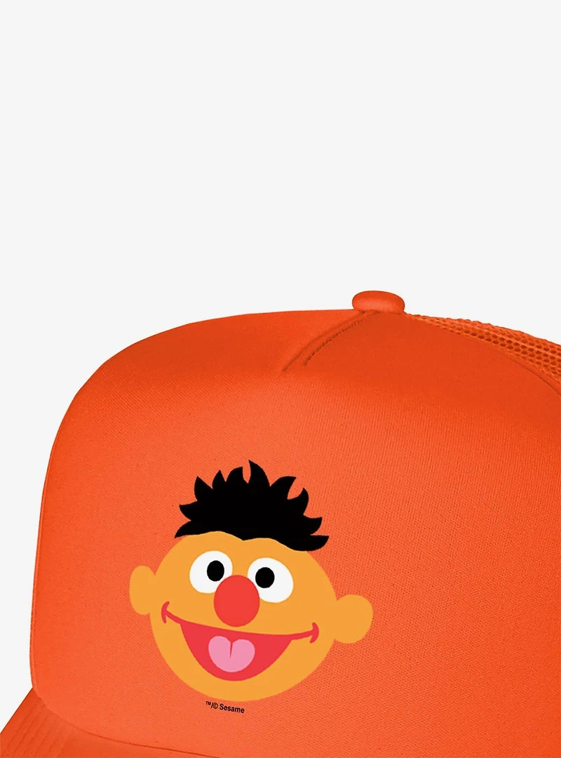 Sesame Street Ernie Head Foam Trucker Hat