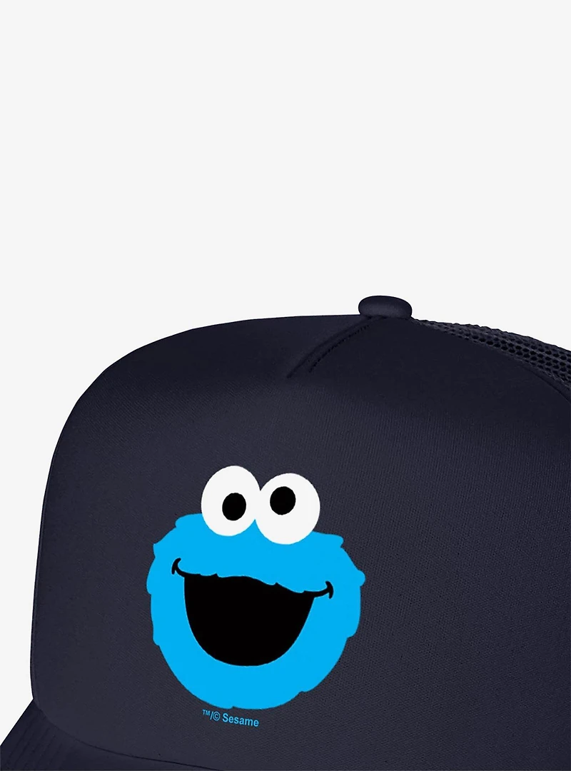 Sesame Street Cookie Monster Head Foam Trucker Hat