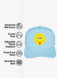 Sesame Street Big Bird Head Foam Trucker Hat