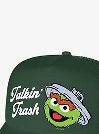 Sesame Street Oscar The Grouch Talkin' Trash Foam Trucker Hat