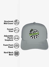 Beetlejuice Sandworm Logo Foam Trucker Hat