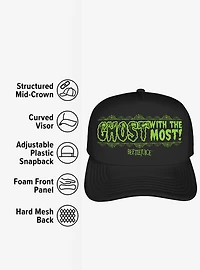 Beetlejuice Ghost With The Most Foam Trucker Hat