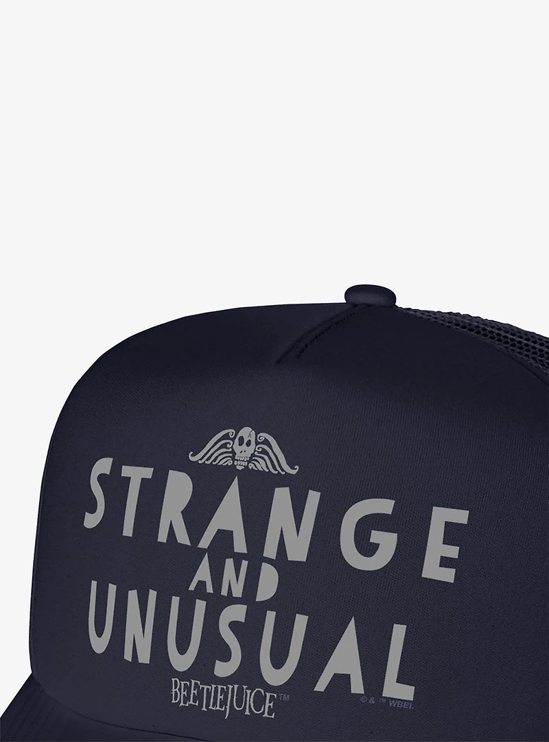 Beetlejuice Strange And Unusual Foam Trucker Hat