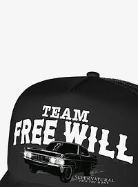 Supernatural Team Free Will Foam Trucker Hat