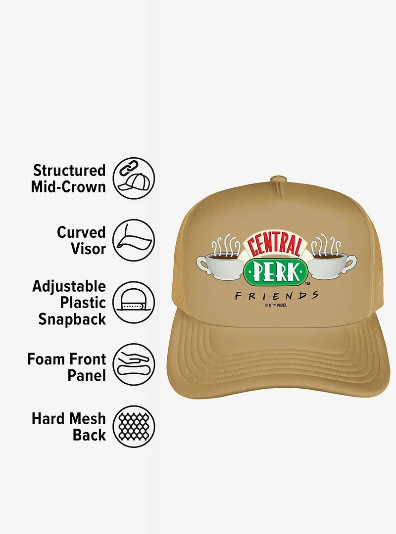 Friends Central Perk Logo Foam Trucker Hat