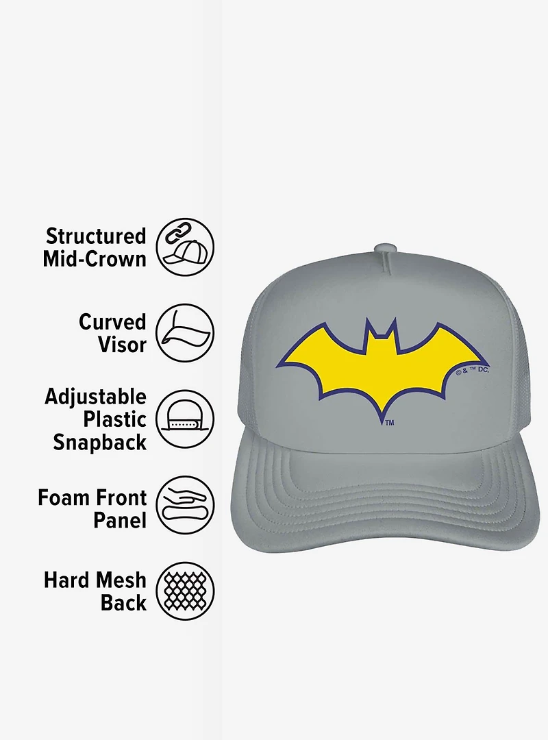 Batman Batgirl Logo Foam Trucker Hat