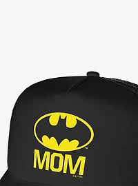 Batman Bat Mom Shield Logo Foam Trucker Hat