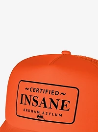 Batman Joker Certified Insane Arkham Asylum Foam Trucker Hat