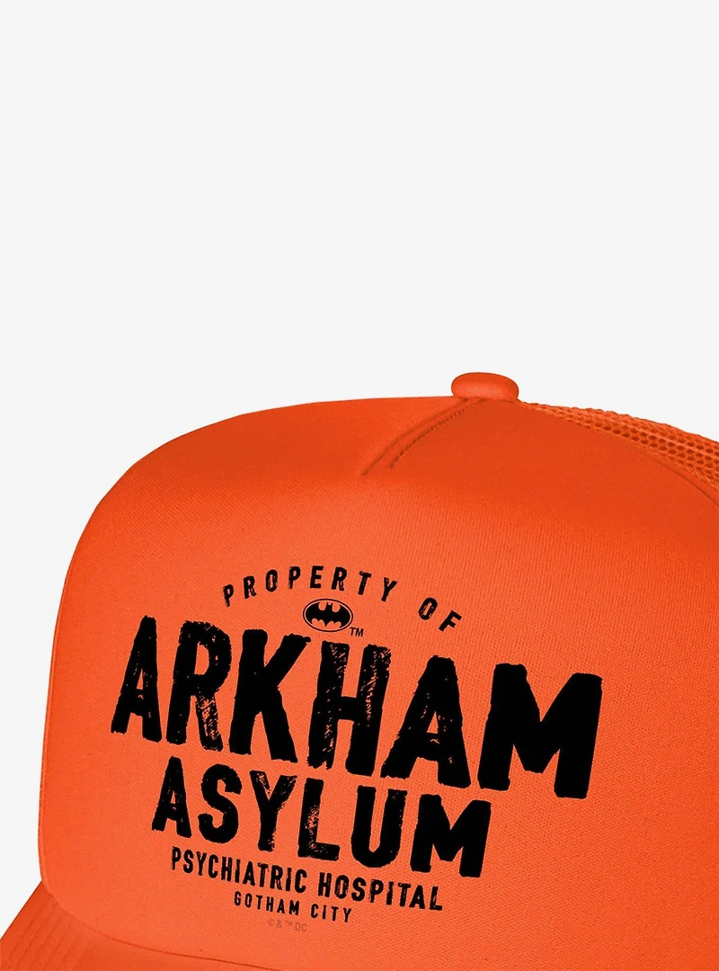 Batman Property Of Arkham Asylum Foam Trucker Hat