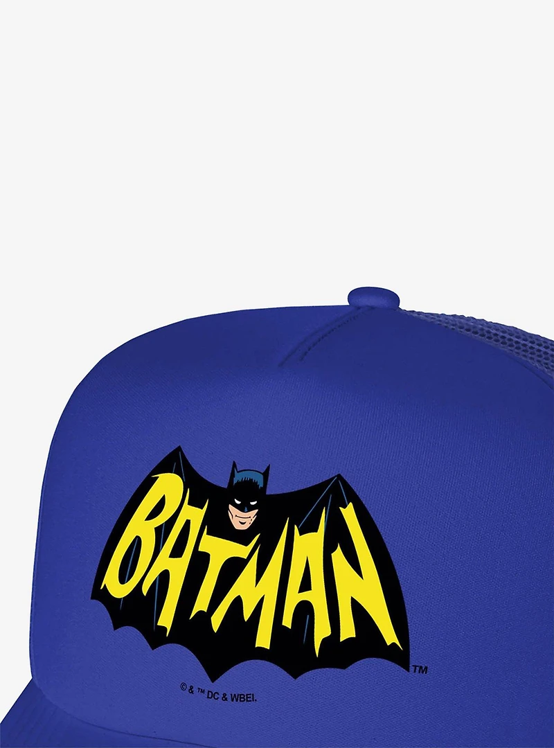 Batman 1966 Tv Series Logo Foam Trucker Hat