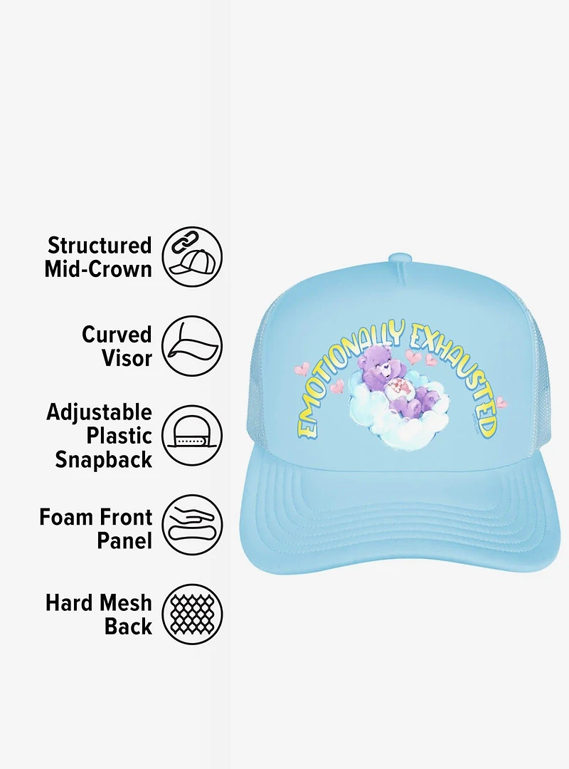 Care Bears Emotionally Exhausted Foam Trucker Hat