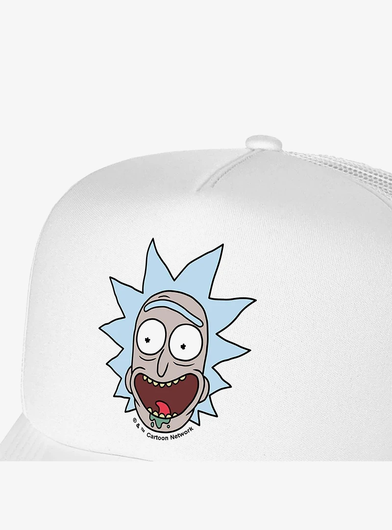 Rick And Morty Rick Headshot Foam Trucker Hat