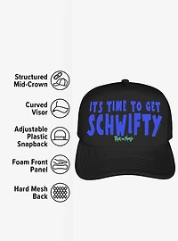 Rick And Morty Time To Get Schwifty Foam Trucker Hat