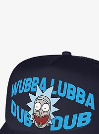 Rick And Morty Wubba Lubba Dub Dub Foam Trucker Hat