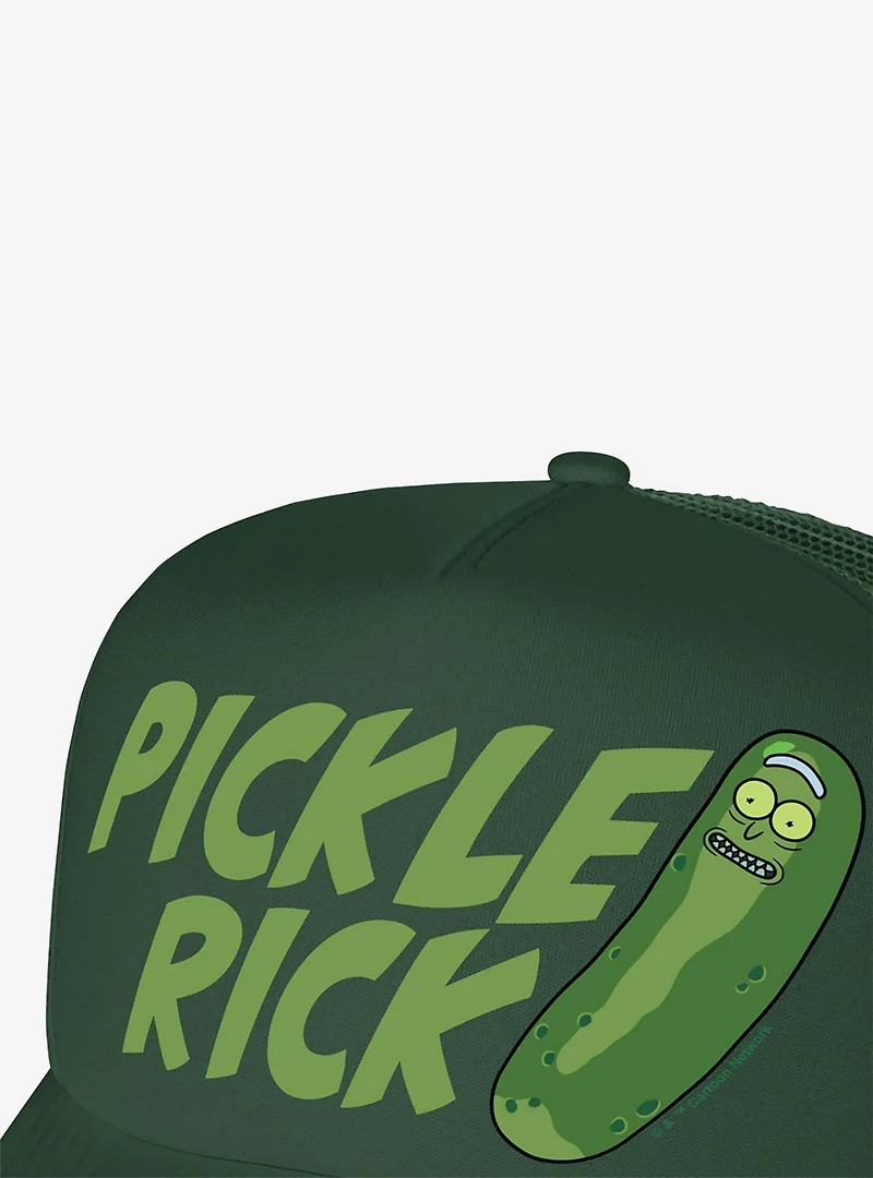 Rick And Morty Pickle Rick Foam Trucker Hat