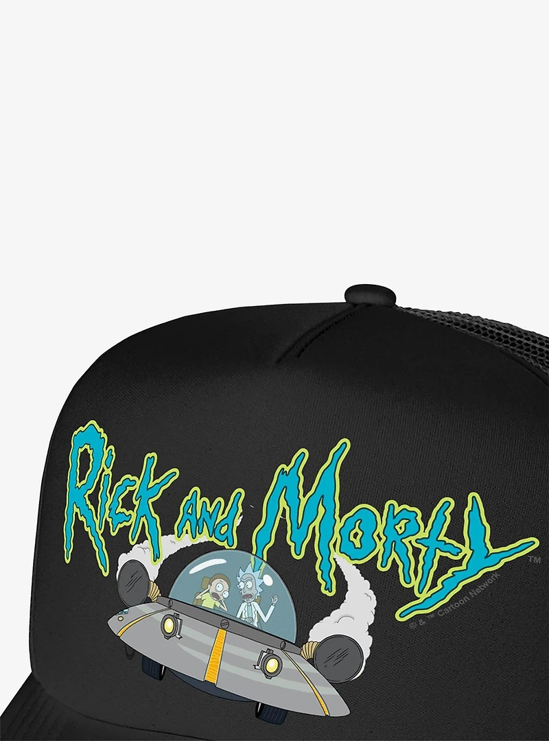 Rick And Morty In Space Foam Trucker Hat