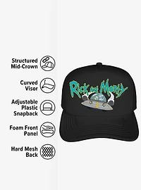 Rick And Morty In Space Foam Trucker Hat