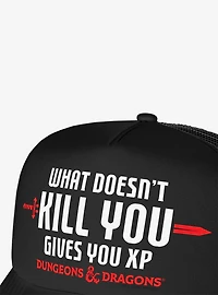 Dungeons And Dragons What Doesn't Kill You Gives You XP Foam Trucker Hat