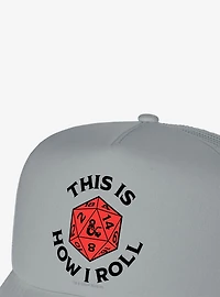 Dungeons And Dragons How I Roll Foam Trucker Hat