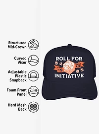 Dungeons And Dragons Roll For Initiative Foam Trucker Hat
