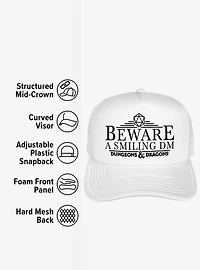 Dungeons And Dragons Beware A Smiling DM Foam Trucker Hat