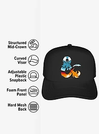 Dungeons And Dragons Chrome Ampersand Foam Trucker Hat