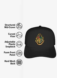 Harry Potter Hogwarts School Crest Foam Trucker Hat