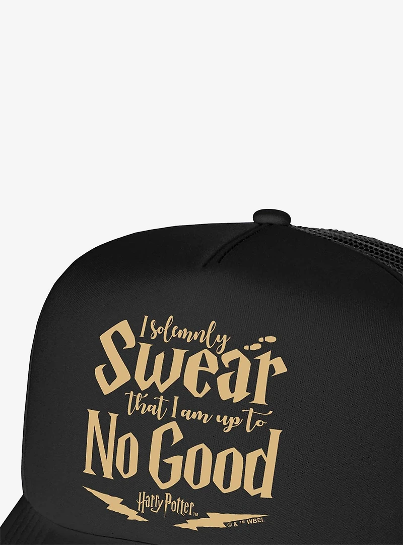 Harry Potter Solemnly Swear Up To No Good Foam Trucker Hat