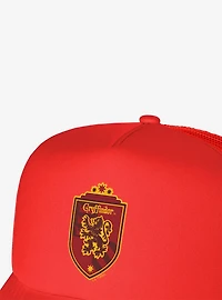 Harry Potter Gryffindor Plaid Crest Foam Trucker Hat
