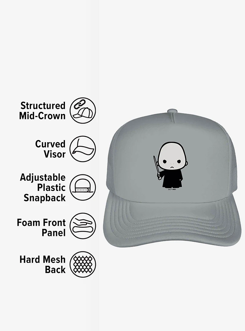 Harry Potter Voldemort Cute Chibi Character Foam Trucker Hat