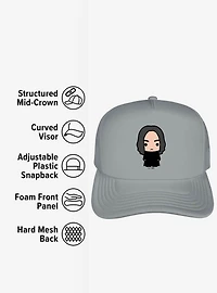 Harry Potter Snape Cute Chibi Character Foam Trucker Hat