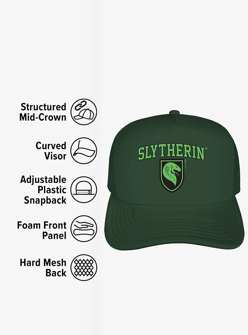 Harry Potter Slytherin Arch Foam Trucker Hat