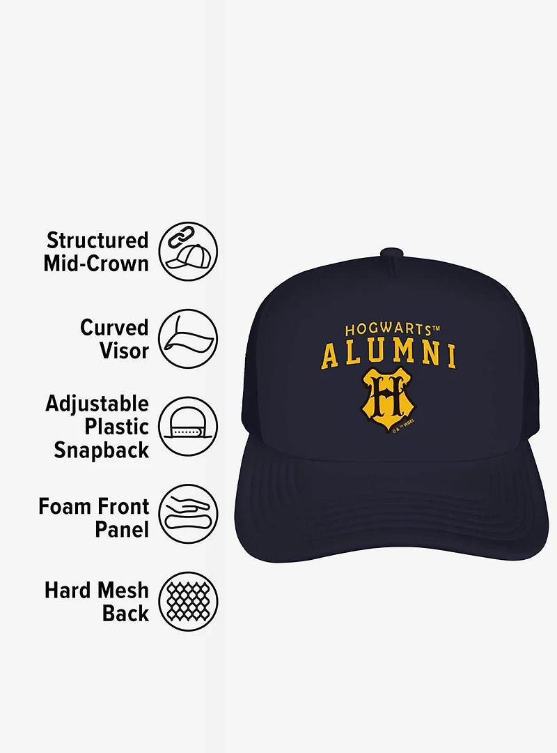 Harry Potter Hogwarts Alumni Foam Trucker Hat