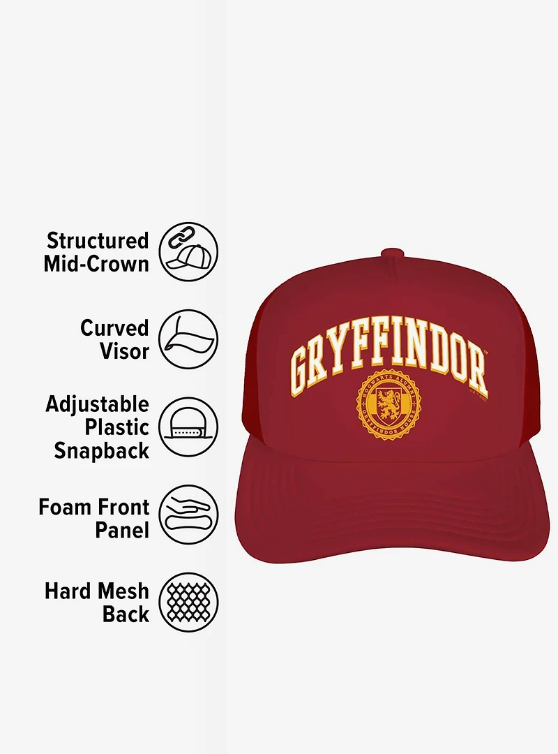 Harry Potter Gryffindor Athletics Foam Trucker Hat