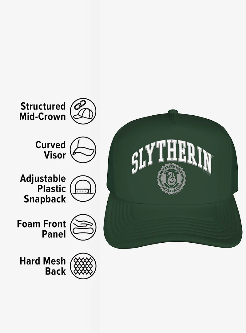 Harry Potter Slytherin Athletics Foam Trucker Hat