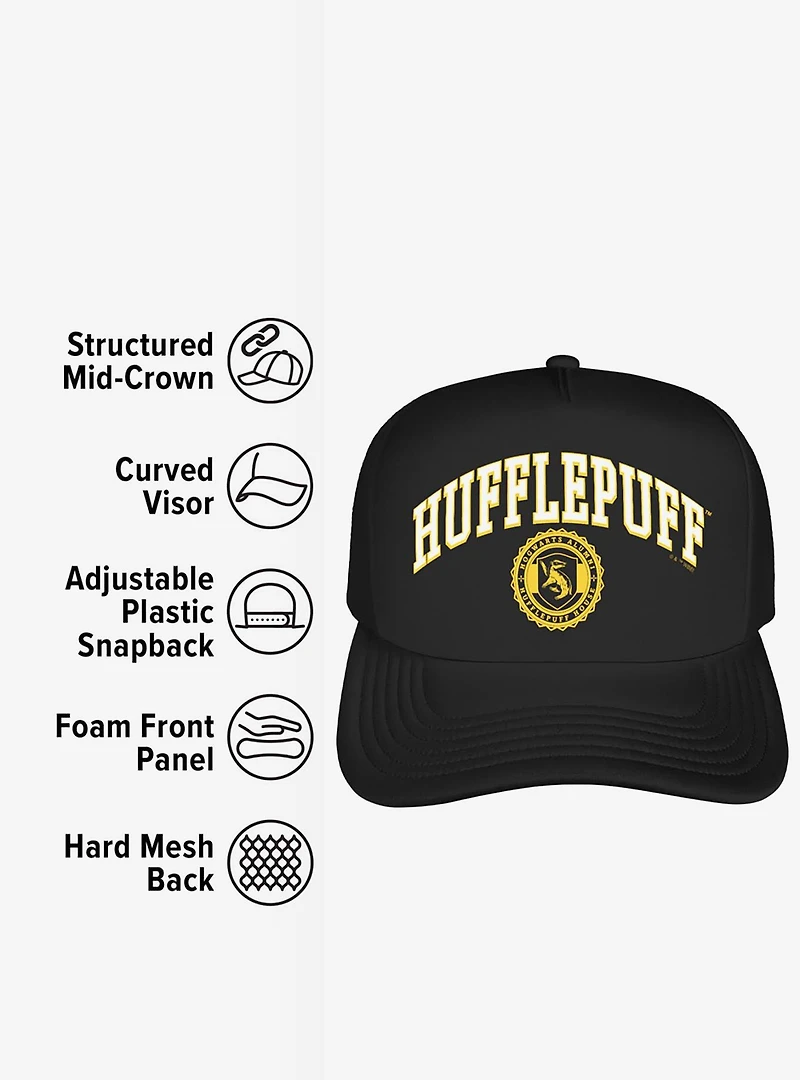 Harry Potter Hufflepuff Athletics Foam Trucker Hat