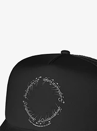 The Lord Of The Rings Mordor Script Foam Trucker Hat