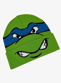 Teenage Mutant Ninja Turtles Leonardo Face Acrylic Knit Beanie