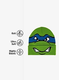 Teenage Mutant Ninja Turtles Leonardo Face Acrylic Knit Beanie