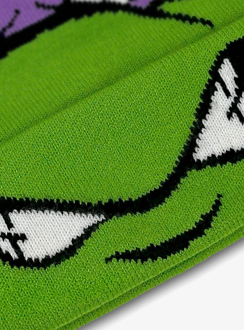 Teenage Mutant Ninja Turtles Donatello Face Acrylic Knit Beanie